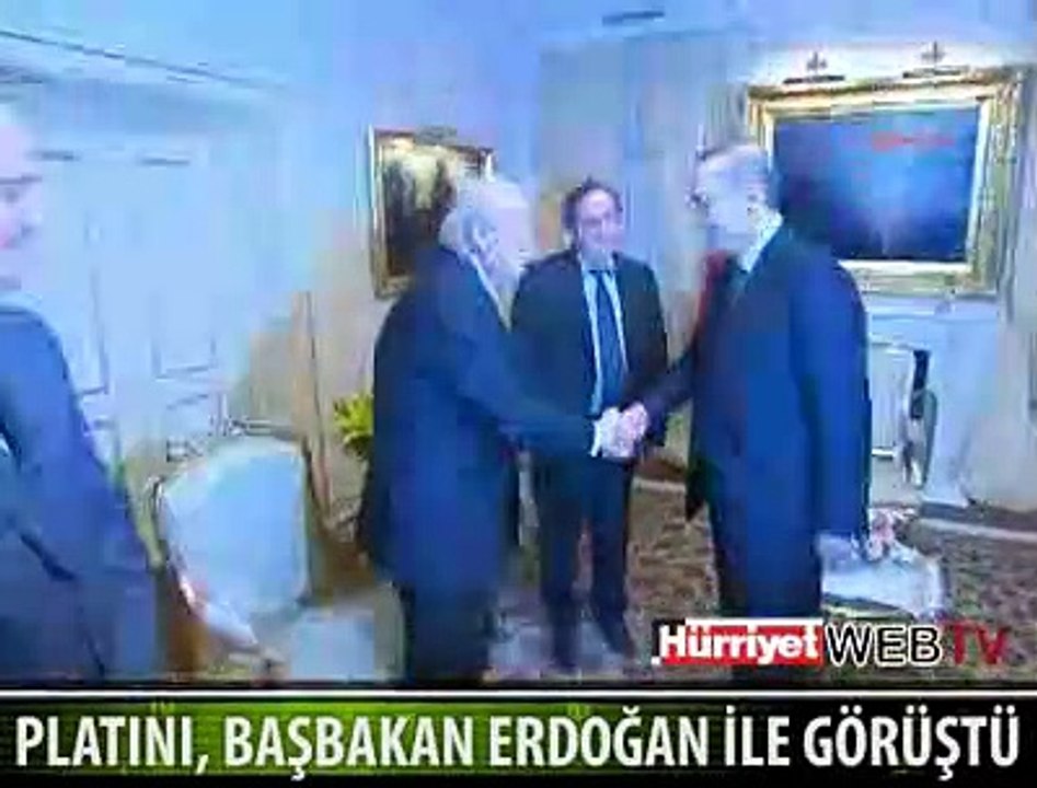 PLATINI ERDOĞAN İLE GÖRÜŞTÜ