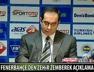FENERBAHÇE'DEN SERT AÇIKLAMA