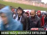 BEŞİKTAŞ-GALATASARAY DERBİSİ YOĞUN YAĞIŞ NEDENİYLE ERTELENDİ