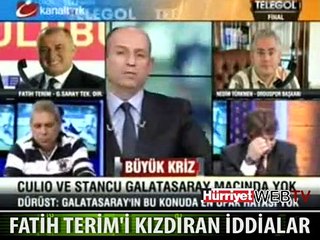 FATİH TERİM CANLI YAYINDA ÇOK SERT KONUŞTU