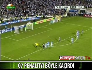QUARESMA PENALTI KAÇIRDI