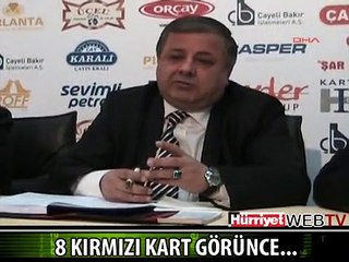 8 KIRMIZI KART GÖRÜNCE...