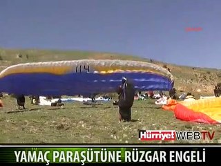 YAMAÇ PARAŞÜTÜNE RÜZGAR ENGELİ