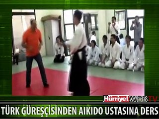 TÜRK GÜREŞÇİ AIKIDO USTASINI YERE SERDİ