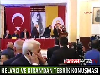 HELVACI VE KIRAN'DAN TEBRİK KONUŞMASI