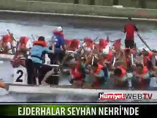 EJDERHALAR SEYHAN NEHRİ'NDE YARIŞTI