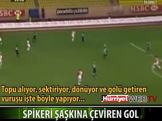 İZLEYENLERİ ŞAŞKINA ÇEVİREN MÜTHİŞ GOL