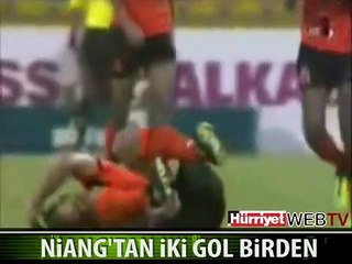 İŞTE NIANG'IN ATTIĞI 2 GOL