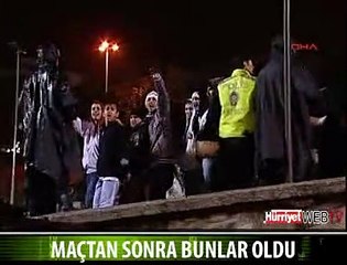 MAÇ SONRASINDA BUNLAR OLDU
