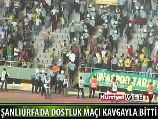 DOSTLUK MAÇINDA KAVGA ÇIKTI