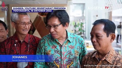 Momen Jokowi dan Teman Kuliah Tertawakan Isu Ijazah Palsu