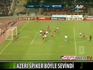 AZERİ SPİKERİN SEVİNÇTEN ÇILDIRDIĞI ANLAR