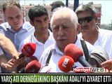 YARIŞ ATI DERNEĞİ 2. BAŞKANI ADALI'YI ZİYARET ETTİ