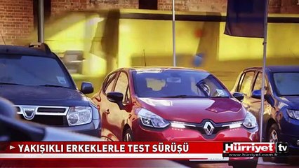 YAKIŞIKLI ERKEKLERLE TEST SÜRÜŞÜ