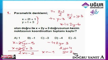 GEOMETRİ SORULARININ ÇÖZÜMLERİ
