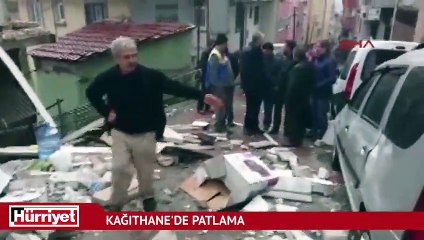 Kağıthane'de patlama