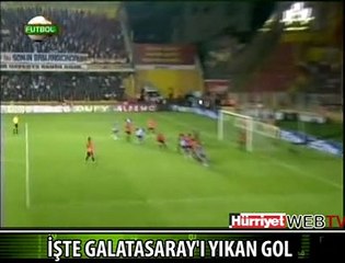 GALATASARAY'I YIKAN GOL