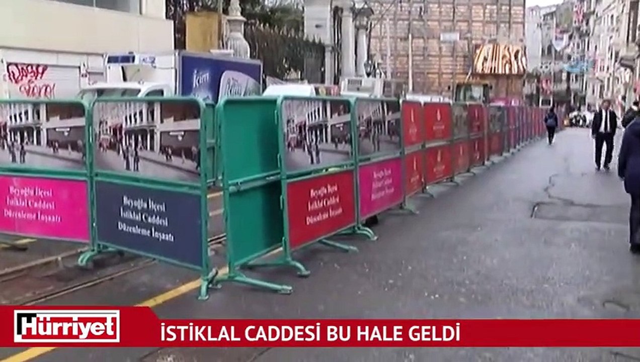 Nostaljik tramvay bakıma alındı İstiklal Caddes...