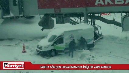 Sabiha Gökçen Havalimanı’na inişler yapılamıyor