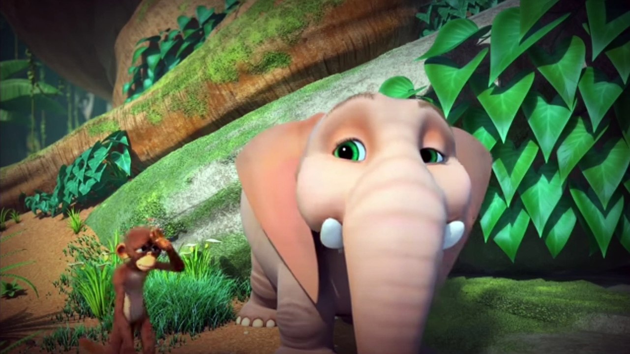 Anime hiburan monyet degan gajah