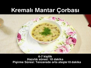 KREMALI MANTAR ÇORBASI