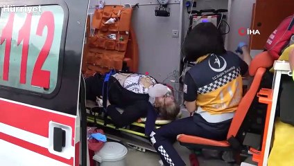 Samsun'da otomobil takla attı
