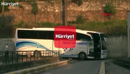 Test sonucunu öğrenince soluğu yolcu otobüsü ile hastanede aldı