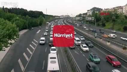 İstanbul'da trafik yoğunluğu