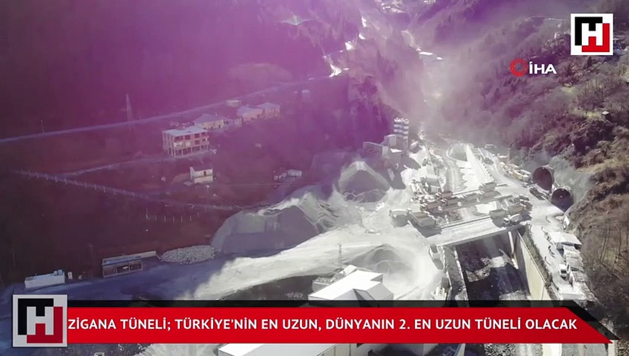 Türkiye’nin en uzun, dünyanın 2. en uzun tüneli olacak