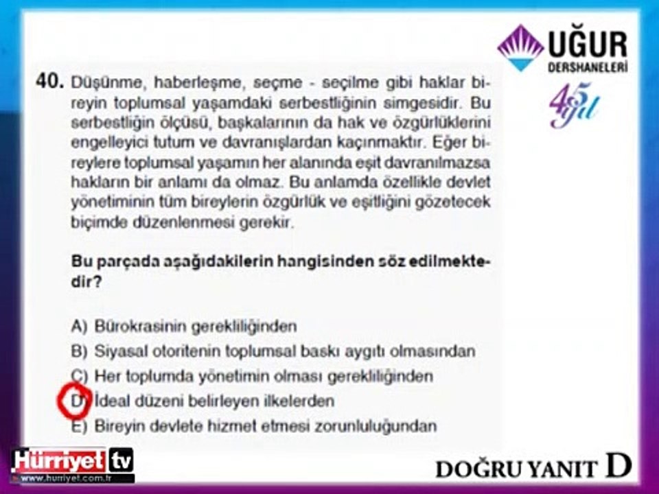 SEÇMELİ DERS SORULARININ ÇÖZÜMLERİ