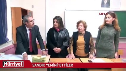 'Sandık Yemini' ettiler