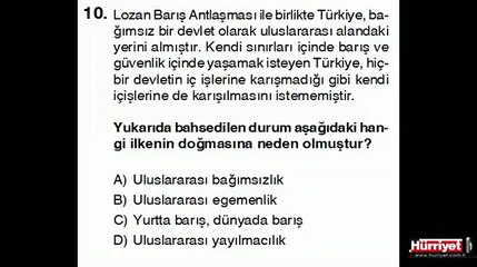 İNKILAP TARİHİ VE ATATÜRKÇÜLÜK SORULARININ ÇÖZÜMLERİ