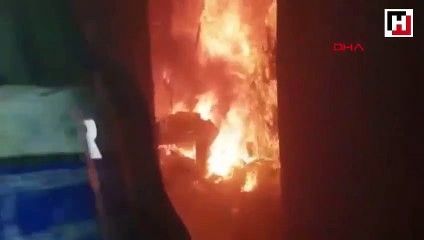 Hasta yakını profesörün odasını kundakladı