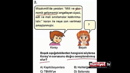 İNKILAP TARHİ VE ATATÜRKÇÜLÜK SORULARININ ÇÖZÜMLERİ