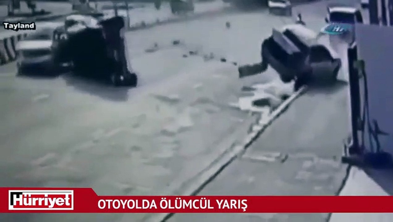 Otoyolda ölümcül yarış