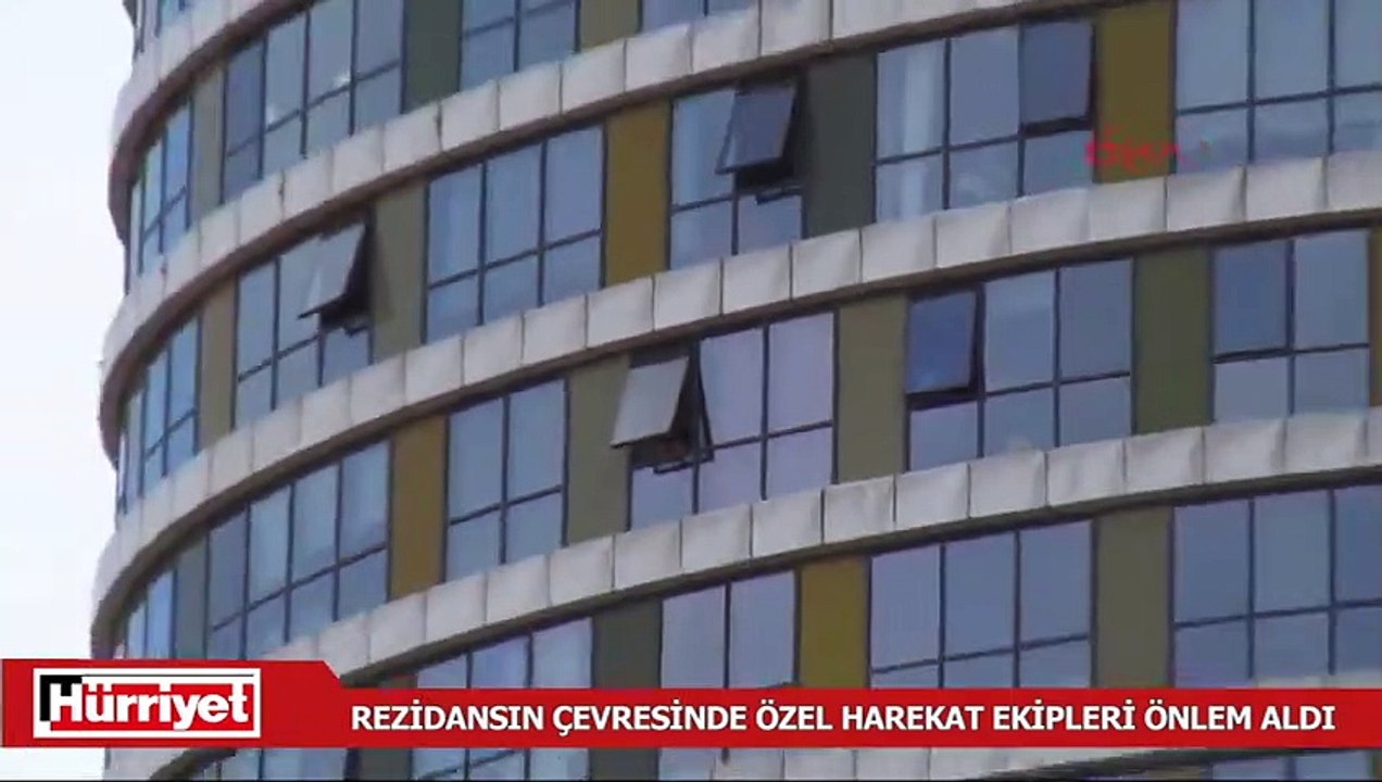 Rezidans çevresinde hareketli anlar