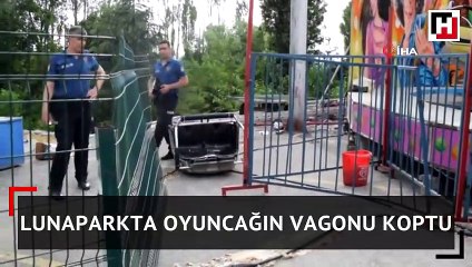 Lunaparkta akıl almaz kaza