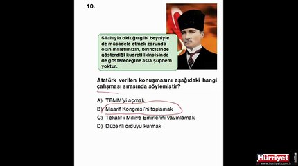 İNKILAP TARİHİ VE ATATÜRKÇÜLÜK SORULARININ ÇÖZÜMLERİ