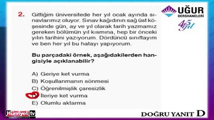 FELSEFE SORULARININ ÇÖZÜMÜ