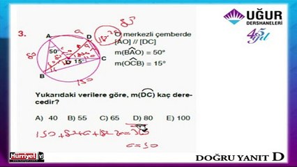 GEOMETRİ SORULARININ ÇÖZÜMLERİ