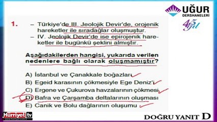 COĞRAFYA SORULARININ ÇÖZÜMLERİ