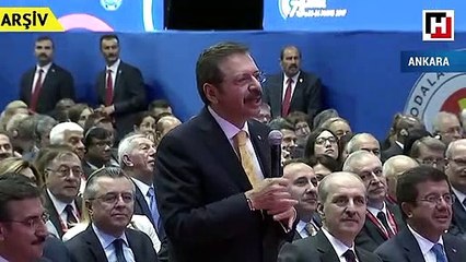 TOBB Başkanı Hisarcıklıoğlu "Sayın Cumhurbaşkanım biz bunu yaparız" demişti