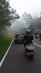 Sangat menegangkan - Trip ke Sarangan cuaca berkabut tebal