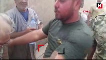 Resulayn’da YPG’li teröristlerden kurtarılan sivillere, SMO askerleri böyle yardım etti