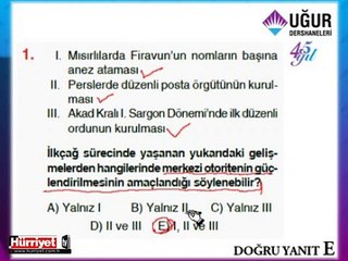 TARİH SORULARININ ÇÖZÜMLERİ