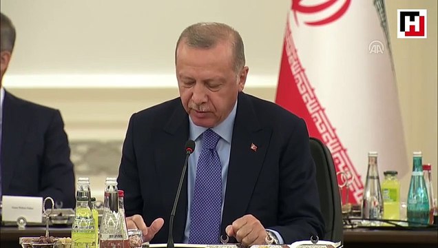 Cumhurbaşkanı Recep Tayyip Erdoğan, toplantı öncesi açıklamalarda bulundu