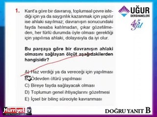 FELSEFE SORULARININ ÇÖZÜMLERİ