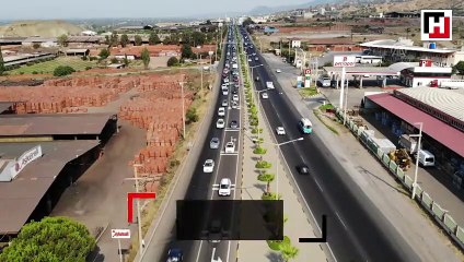 Tatilciler dönüş yolunda