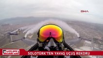 Solotürk'ten yavaş uçuş rekoru