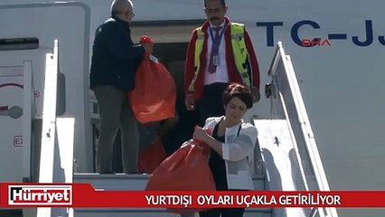 Yurt dışında kullanılan oy pusulaları Türkiye'de